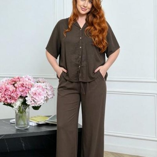 Костюм Estima (L-3XL) 23030 brown (лето) Estima 23030 brown