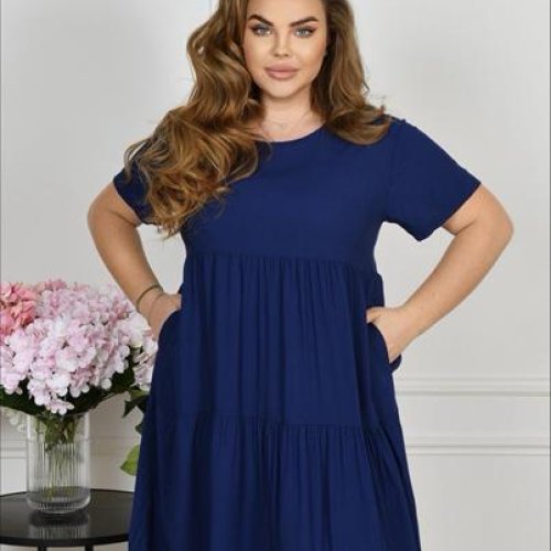 Платье Estima (52-56) 2172 navy (лето) Estima 2172 navy