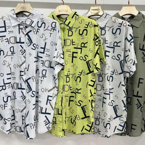 Рубашка Estima (3XL-7XL) 9015 yellow (лето) Estima 9015 yellow