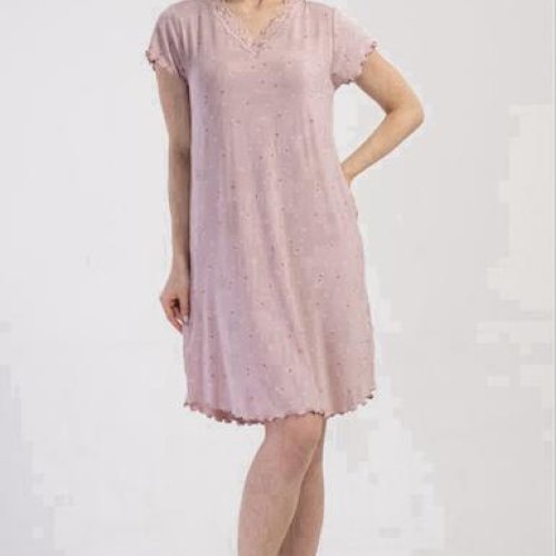 Ночнушка Trikotag (S-XL) T217 pink (лето) Trikotag T217 pink
