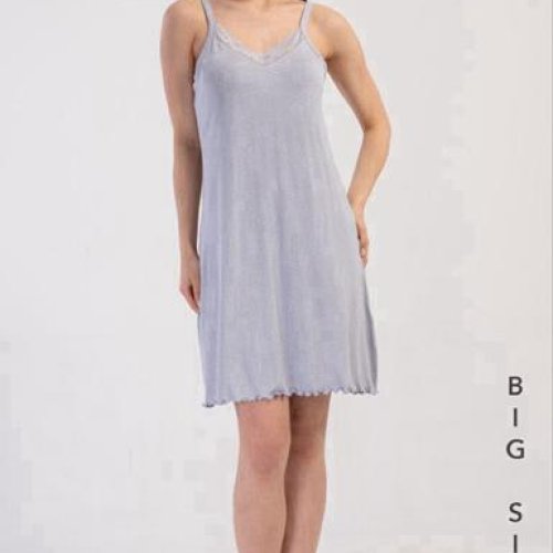 Ночнушка Trikotag (XL-4XL) T208 l.grey (лето) Trikotag T208 l.grey