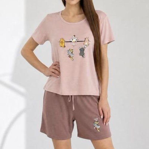 Пижама Trikotag (S-XL) 601091 pink (лето) Trikotag 601091 pink