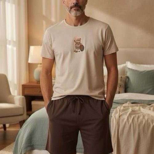 Пижама Trikotag (6XL-8XL) T366 brown (лето) Trikotag T366 brown