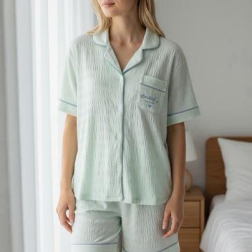 Пижама Trikotag (L-2XL) T299 l.blue (лето) Trikotag T299 l.blue