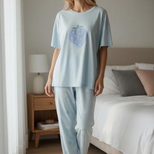 Пижама Trikotag (L-2XL) T328 l.blue (деми) Trikotag T328 l.blue