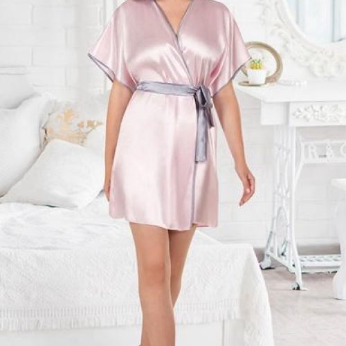 Халат Trikotag (S-XL) T206 l.pink (лето) Trikotag T206 l.pink
