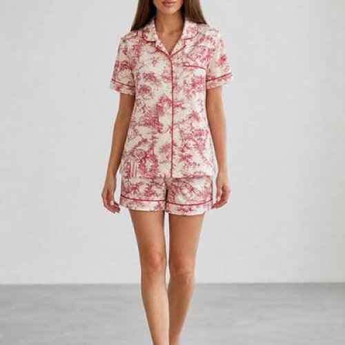 Пижама Trikotag (M-2XL) 998 red (лето) Trikotag 998 red