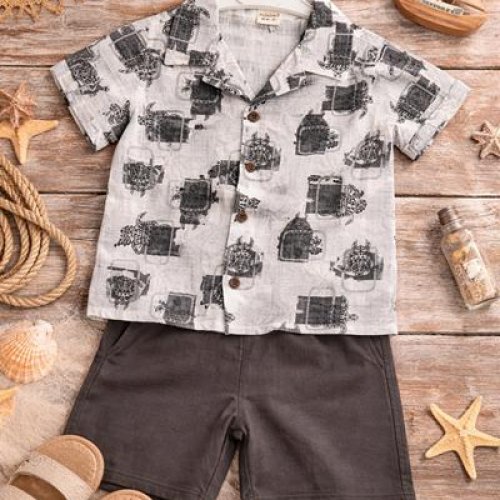 Костюм Major kids (2-5) 5305 l.grey (лето) Major kids 5305 l.grey