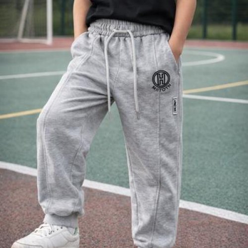 Штаны спорт Major kids (122-146) L918 l.grey (деми) Major kids L918 l.grey