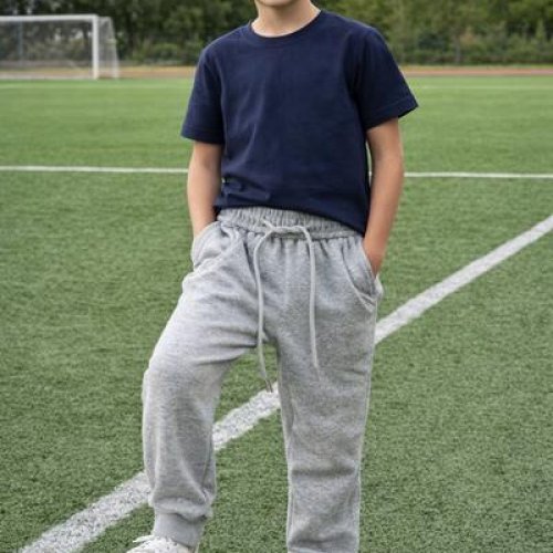 Штаны спорт Major kids (122-146) L1002 l.grey (деми) Major kids L1002 l.grey