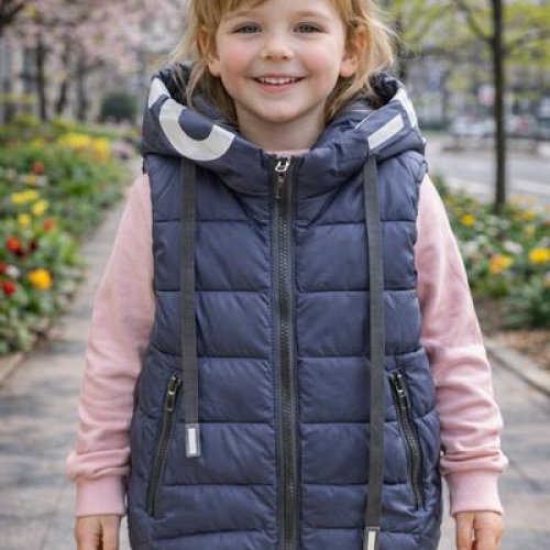 Жилетка Major kids (86-116) 6M-62 blue (деми) Major kids 6M-62 blue