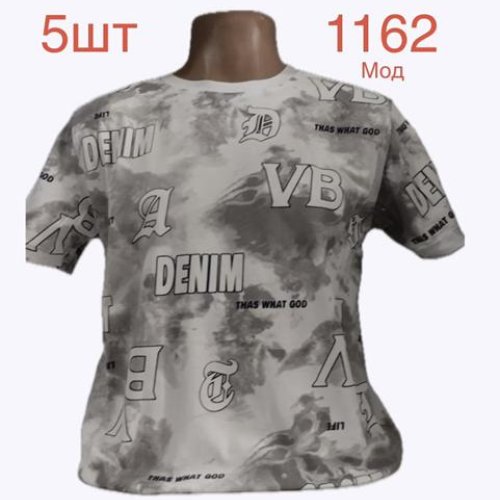 Футболка Надийка (S-2XL) 1162 grey (лето) Надийка 1162 grey