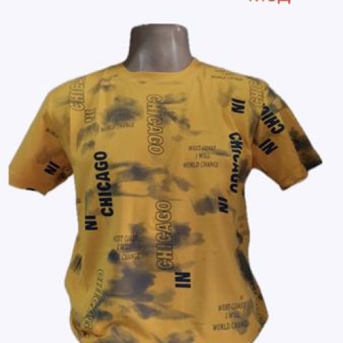 Футболка Надийка (S-2XL) 1161 yellow (лето) Надийка 1161 yellow