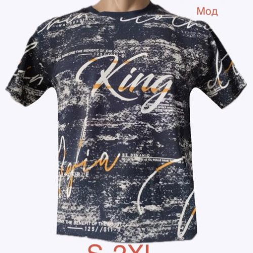 Футболка Надийка (S-2XL) 0758-3 navy (лето) Надийка 0758-3 navy