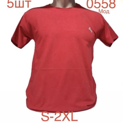 Футболка Надийка (S-2XL) 0558 red (лето) Надийка 0558 red