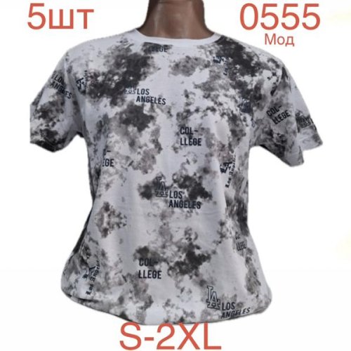 Футболка Надийка (S-2XL) 0555-1 white (лето) Надийка 0555-1 white