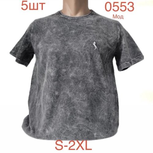 Футболка Надийка (S-2XL) 0553 d.grey (лето) Надийка 0553 d.grey