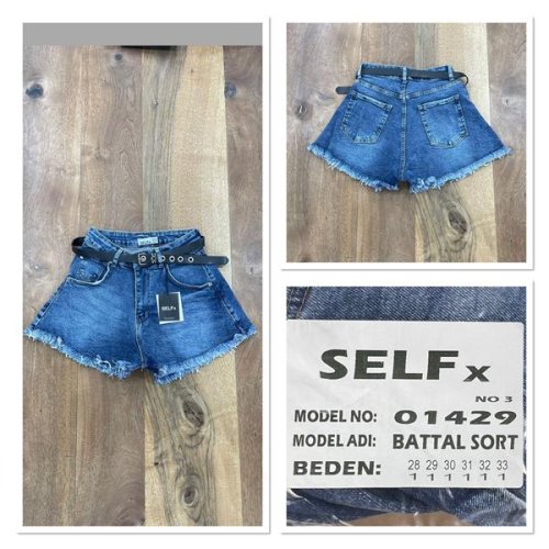 Шорты Jeans Club (28-33) 1429-3 blue (лето) Jeans Club 1429-3 blue