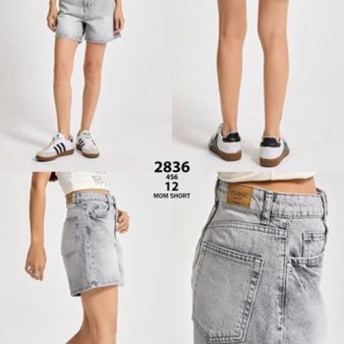 Шорты Jeans Club (34-40) 2836-4S6-12 l.grey (лето) Jeans Club 2836-4S6-12 l.grey