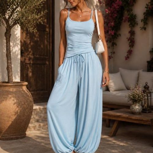 Костюм Arina (42-46) 4290 l.blue (лето) Arina 4290 l.blue