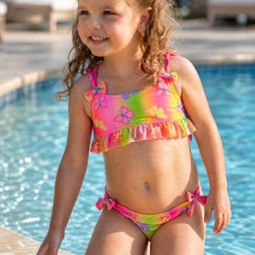Купальник DFK kids (28-34) 2034 pink (лето) DFK kids 2034 pink