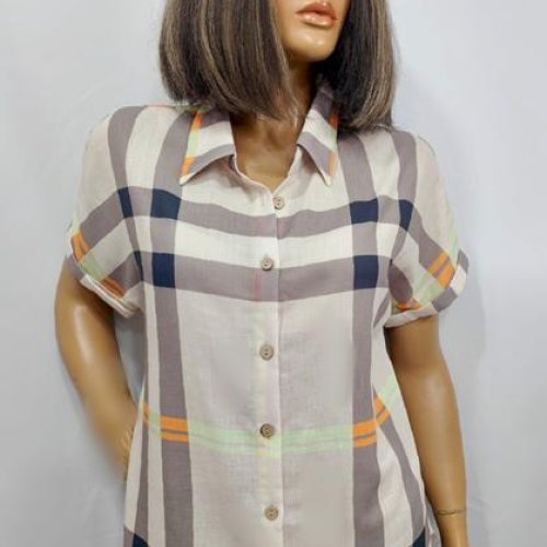 Рубашка LIDA (52-62) 1433 beige (лето) LIDA 1433 beige