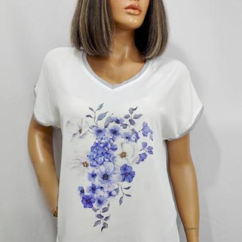 Футболка LIDA (52-62) 2405 white (лето) LIDA 2405 white