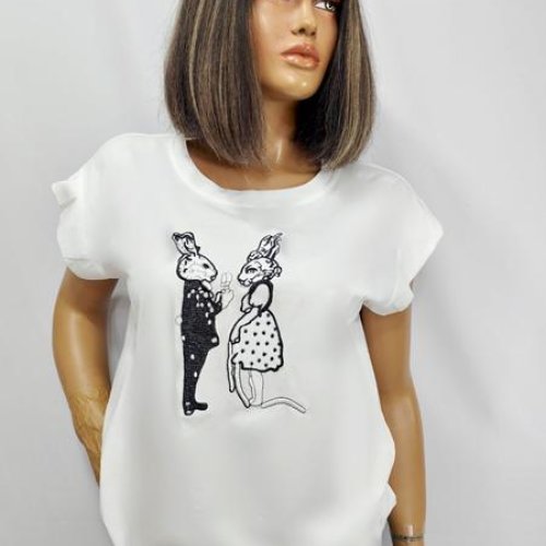 Футболка LIDA (52-62) 2415 white (лето) LIDA 2415 white
