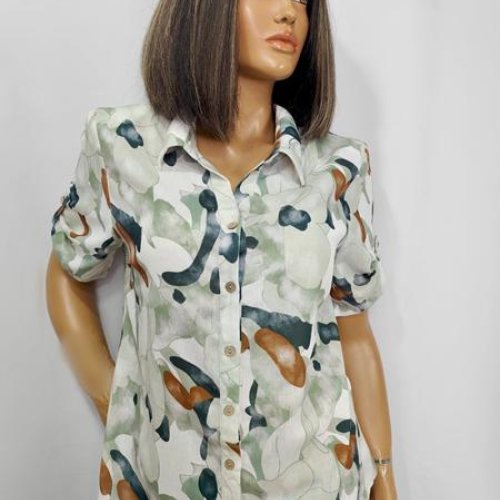 Рубашка LIDA (52-62) 2465-1 olive (лето) LIDA 2465-1 olive