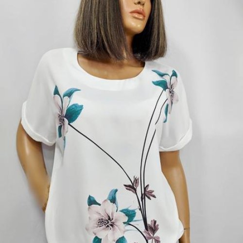 Футболка LIDA (52-62) 2471 white (лето) LIDA 2471 white