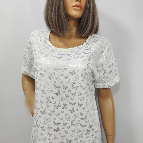 Футболка LIDA (50-60) 2887 silver (лето) LIDA 2887 silver