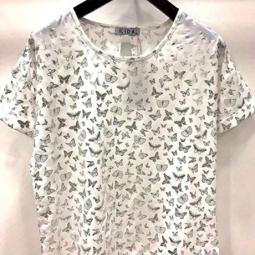 Футболка LIDA (50-60) 2887 white (лето) LIDA 2887 white