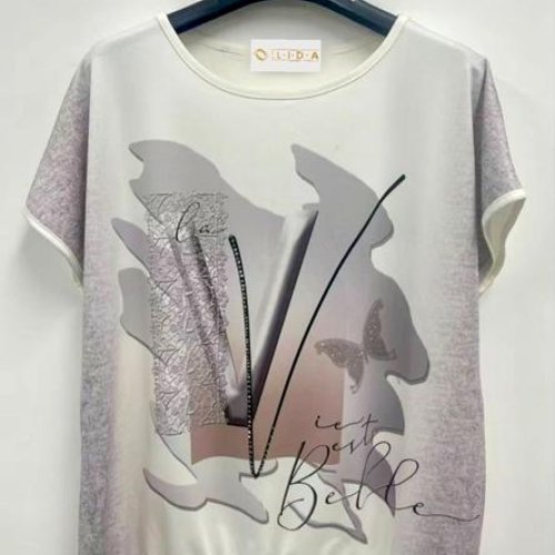 Футболка LIDA (52-62) 3485 l.grey (лето) LIDA 3485 l.grey