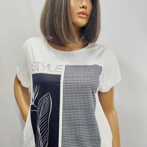 Футболка LIDA (52-62) 3493 white (лето) LIDA 3493 white