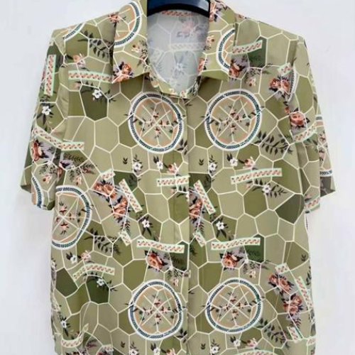 Рубашка LIDA (52-62) 5065 khaki (лето) LIDA 5065 khaki