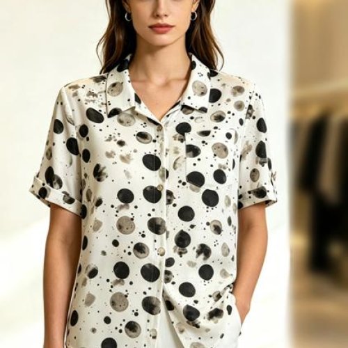 Рубашка LIDA (52-62) 6410 milk (лето) LIDA 6410 milk