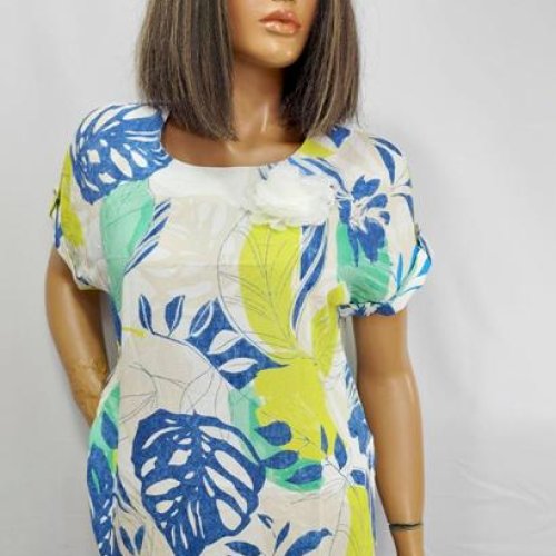 Футболка LIDA (52-62) 6436 blue (лето) LIDA 6436 blue