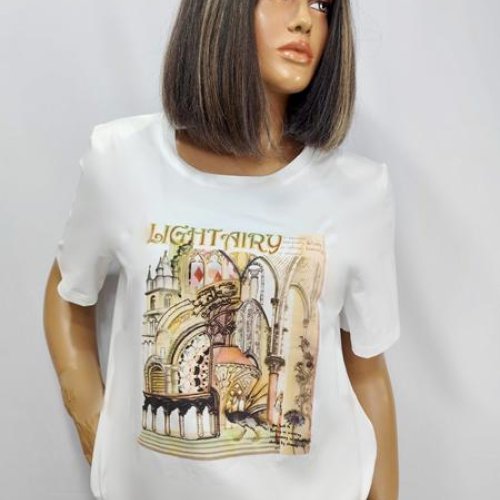 Футболка LIDA (52-62) 9451-2 white (лето) LIDA 9451-2 white