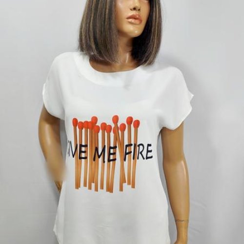 Футболка LIDA (52-62) 9695 white (лето) LIDA 9695 white