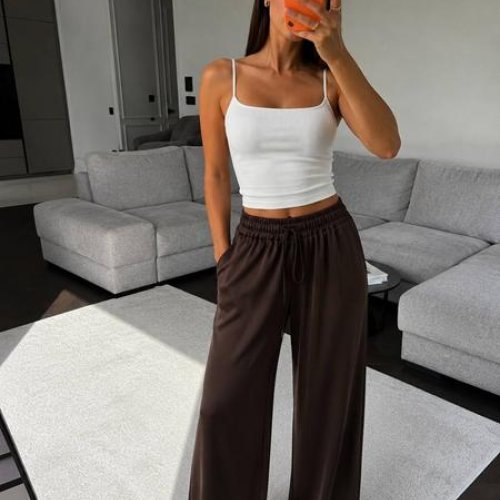 Штаны спорт Akulova (42-50) 2903 brown (лето) Akulova 2903 brown