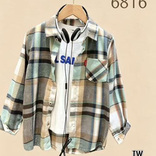 Рубашка Flong (140-180) 6816 olive (деми) Flong 6816 olive