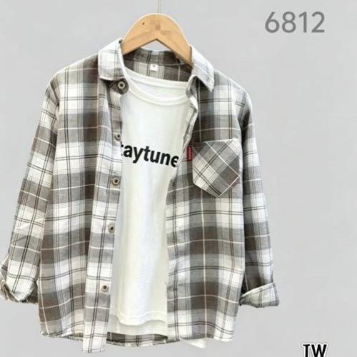 Рубашка Flong (140-180) 6812 l.grey (деми) Flong 6812 l.grey