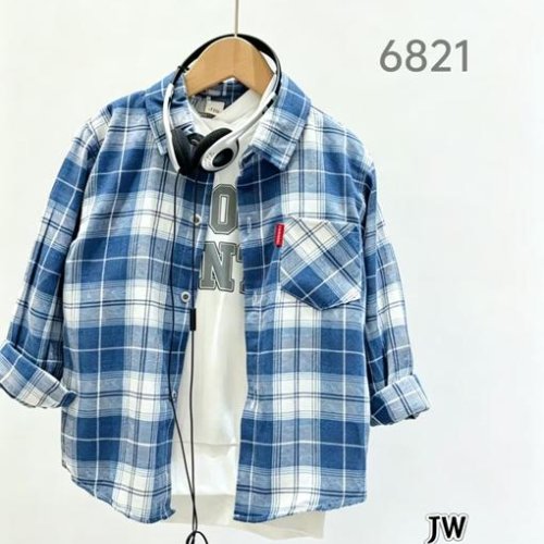 Рубашка Flong (140-180) 6821 blue (деми) Flong 6821 blue