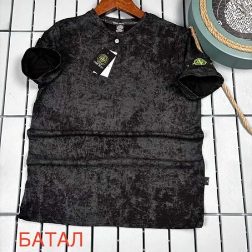 Футболка Hous Of Timur (3XL-7XL) HT3037 black (лето) Hous Of Timur HT3037 black
