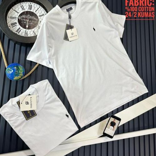 Футболка Hous Of Timur (2XL-6XL) HT3043 white (лето) Hous Of Timur HT3043 white