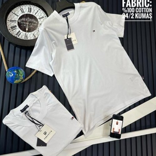 Футболка Hous Of Timur (2XL-6XL) HT3045 white (лето) Hous Of Timur HT3045 white
