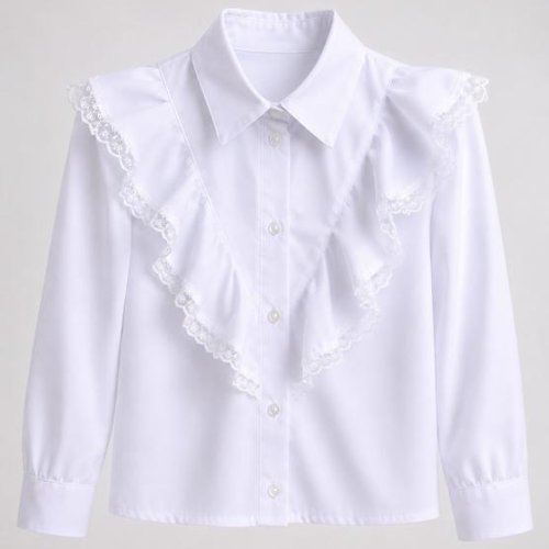 Рубашка Moda school (122-146) 8611 white (деми) Moda school 8611 white