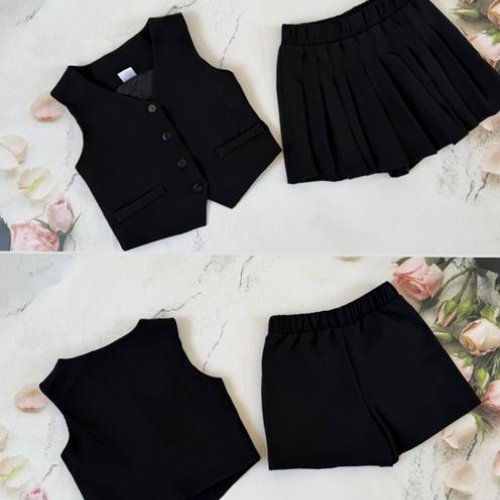Костюм Moda school (122-146) 8612 black (лето) Moda school 8612 black