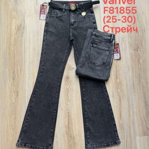 Джинсы Vanver (25-30) F81855 d.grey (деми) Vanver F81855 d.grey