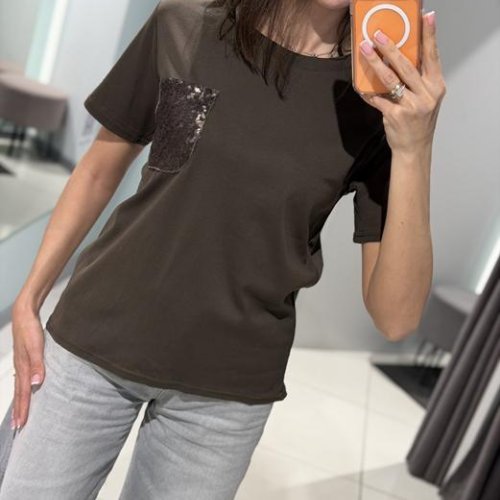 Футболка Comod (S-L) 2176 brown (лето) Comod 2176 brown